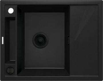 Deante Magnetic ZRM N11A granitno pomivalno korito, Nero