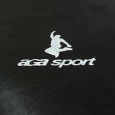 Aga Sport Pro Trampolin 500 cm Modra + zaščitna mreža + lestev + žep za čevlje