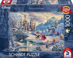 Schmidt Puzzle Lepotica in zver: Zimske čarovnije (Beauty and the Beast) 1000 kosov