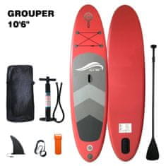 Too Much Grouper SUP, napihljiv, 320 x 81 x 15 cm