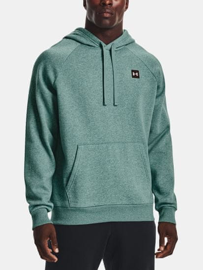 Under Armour Pulover UA Rival Fleece Hoodie-GRN
