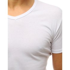 Dstreet Moška majica s kratkimi rokavi MODERN bela rx2578 XL