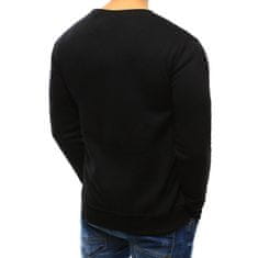 Dstreet Moška majica s kapuco brez kapuce črna bx2416 XXL