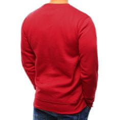 Dstreet Moška majica NEWSTYLE enobarvna rdeča bx3867 XL