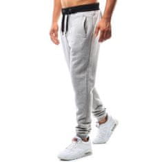 Dstreet Moške športne hlače sive barve ux2214 XL