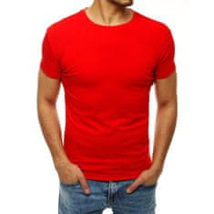 Dstreet Moška majica brez potiska rdeča RX4189 rx4189 M