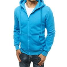Dstreet Moška majica s kapuco svetlo modra bx4689 bx4689 M