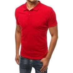Dstreet Moška polo majica rdeča px0312 px0312 XXL