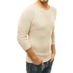 Dstreet Moški pulover brez majice bež barve wx1578 S
