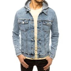 Dstreet Moška džins jakna s kapuco modra tx3615 XL
