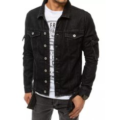 Dstreet Moška jeans jakna črna tx3664 XL