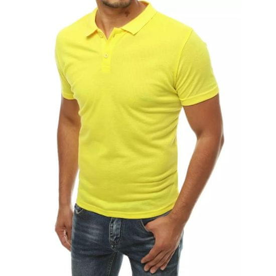 Dstreet Moška polo majica rumena px0347
