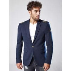 Dstreet Moška jakna modra RANK mx0537 S