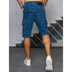 Dstreet Moške kratke hlače iz džinsa modre barve DOTS sx1504 s31