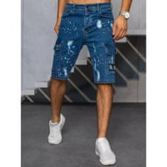 Dstreet Moške kratke hlače iz džinsa modre barve DOTS sx1504 s31