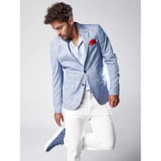 Dstreet Moška elegantna jakna v nebesno modri barvi mx0565 M