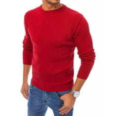 Dstreet Moški jesenski pulover GENTLE svetlo rdeč wx1712 XXL