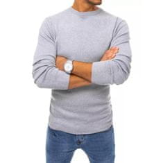 Dstreet Moški jesenski pulover GENTLE svetlo siv wx1715 XXL