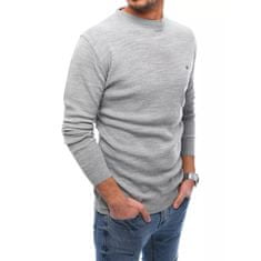 Dstreet Moški pulover LANA siv wx1863 3XL