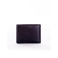 Factoryprice Črna usnjena denarnica z modrim napisom CE-PR-15936-SHW.17_282849 Univerzalni