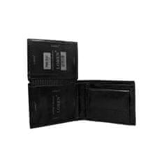LOREN Črna moška usnjena denarnica z zaščito RFID CE-PR-FRM-70-07.37_288966 Univerzalni