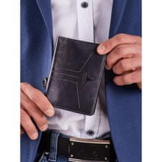 Moška temno modra usnjena denarnica CE-PF-N4-HP-3.99_301035 Univerzalni