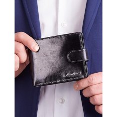 Factoryprice Moška črna usnjena denarnica CE-PR-PA-N01L-VT.10_303882 Univerzalni