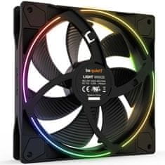 Be quiet! Light Wings ventilator, 140 mm, RGB, 4-pin PMW, 3 kosi (BL078)