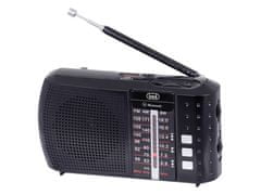 Trevi RA 7F20 prenosni radio, FM/AW/SW, Bluetooth, MP3, USB, MicroSD, polnilna baterija, črn (TRE-AVD-RA7F20-B)