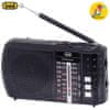 RA 7F20 prenosni radio, FM/AW/SW, Bluetooth, MP3, USB, MicroSD, polnilna baterija, črn (TRE-AVD-RA7F20-B)