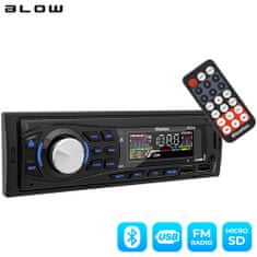 Blow BC3016 avto radio, Radio FM, Bluetooth, 4x50W, MP3, USB, SD, AUX-in, daljinec, črn (AV-RA-BLUE-BC3016)