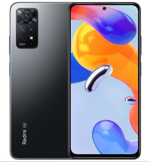 Xiaomi Redmi Note 11 Pro 5G pametni telefon, 8/128 GB, siv (38119)