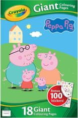 Crayola Mega pobarvanka Peppa Pig