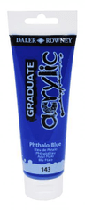 Daler Rowney Akrilna barva Graduate 120 ml, phthalo modra