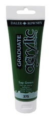 Daler Rowney Akrilna barva Graduate 120 ml, sap zelena