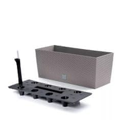 nabbi Samozalivalni plastični lonec DRTC500 50 cm - moka