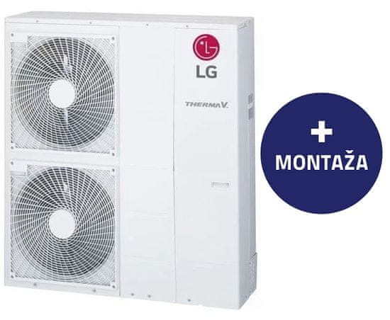 LG toplotna črpalka TermaV Monoblok 12 kW z montažo HM123M.U33
