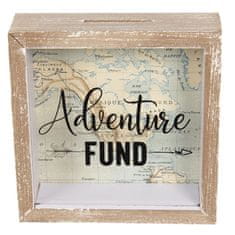 Clayre & Eef Lesena blagajna Adventure Fund 15 cm