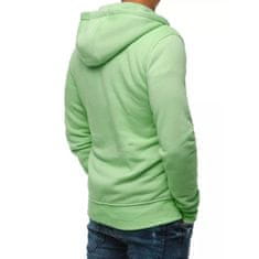 Dstreet Moški pulover s kapuco BASE mint bx5230 M