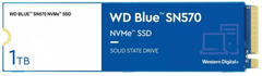 Western Digital SN570 SSD disk, 1 TB, M.2 2280, NVMe, moder (WDS100T3B0C) - Odprta embalaža