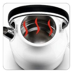 Haeger Kuhalnik vode In električni grelnik za čaj Art Deco White 1,7 L 2200W