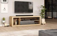 Furnitura Funkcionalna TV omarica AMON Wotan hrast + beton 140 cm