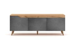 Furnitura Moderna TV omarica TUDOR 140 cm GRAFIT