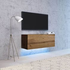 Furnitura Viseča TV omarica VIVA 100 cm HRAST