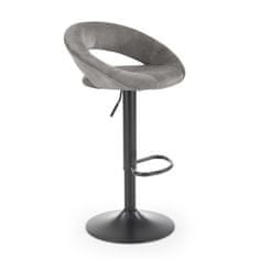 Halmar Barski stol H-102 - sivo/črn