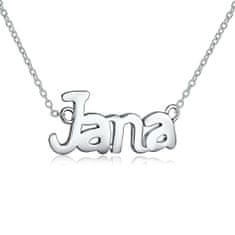 Silvego Srebrna ogrlica z imenom Jan JJJ1860-JAN