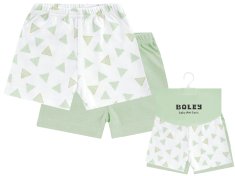 BOLEY otroške kratke hlače Safari, bele, 92, dvojno pakiranje (6371217)
