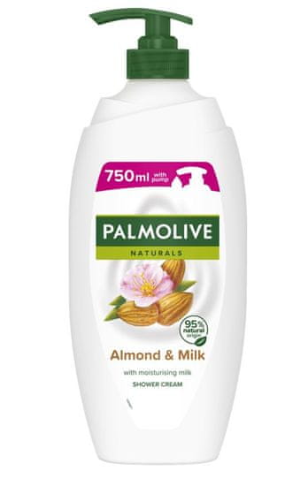 Palmolive Naturals Almond milk gel za prhanje s črpalko, 750 ml