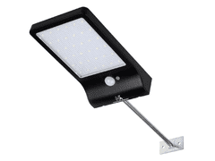 Maclean Solarna LED svetilka s senzorjem , 450lM, 6000K, IP65, črne barve