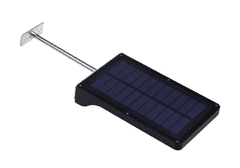 Maclean Solarna LED svetilka s senzorjem , 450lM, 6000K, IP65, črne barve
